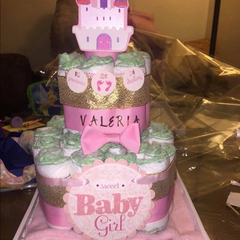 2 floor diaper cake